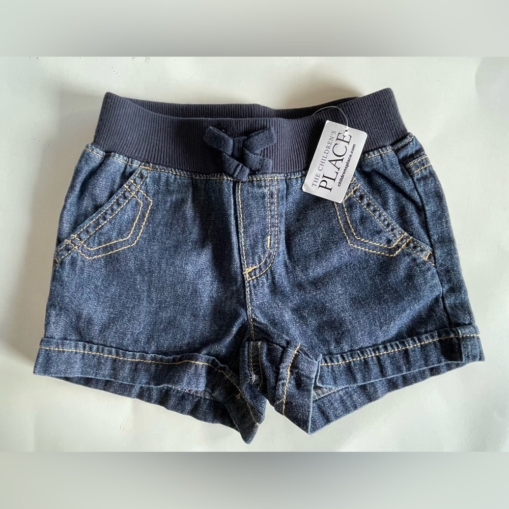 The Children’s Place Dark Blue Denim Shorts, Size 4